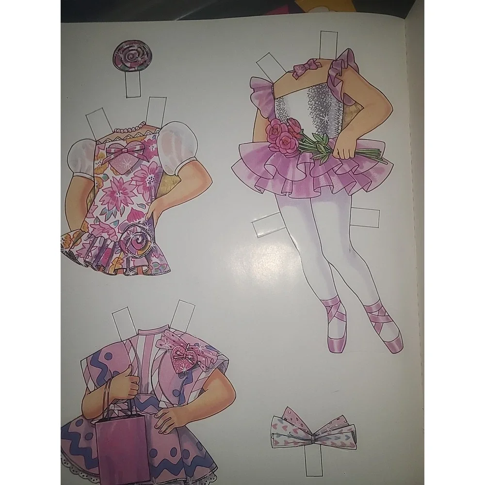 Lil Miss 'n Me Paper Doll‎ Golden 1992 Uncut Precut Fashions Vintage